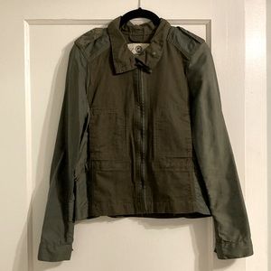 NWOT Lucky Brand Clothing Army Green Jacket S